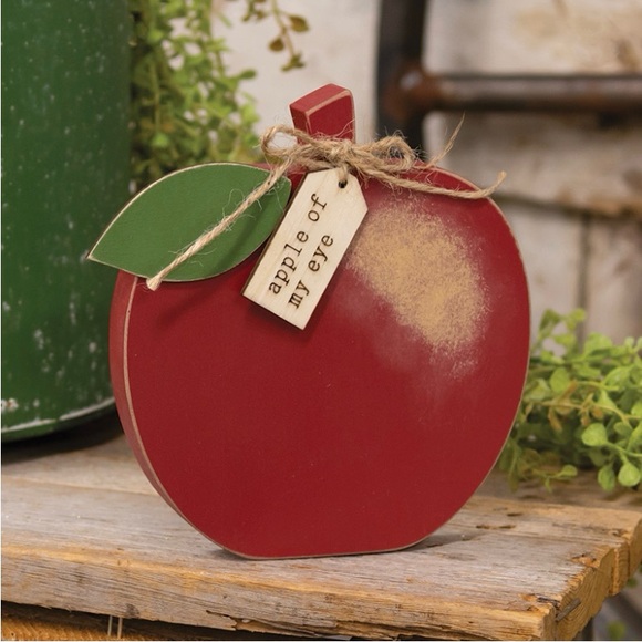 *Apple of My Eye Wooden Apple Shelf Sitter - Picture 10 of 13